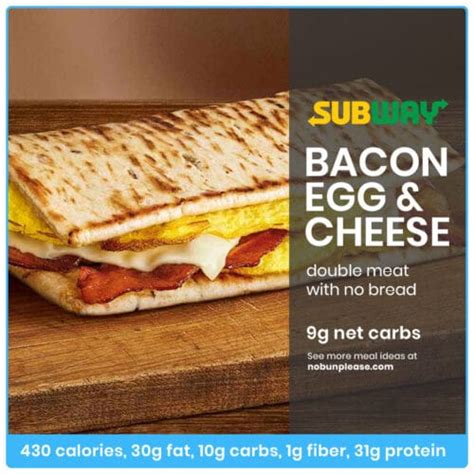 Subway Keto Menu | 15+ Low Carb Menu Items - No Bun Please