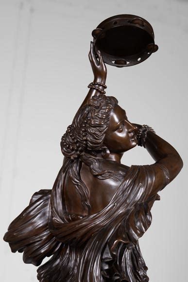 Auguste Clesinger Zingara Bronze Sculpture Cast By Barbedienne