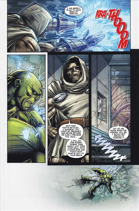 Hulk Vs Dr Doom Pre Secret Wars Battles Comic Vine