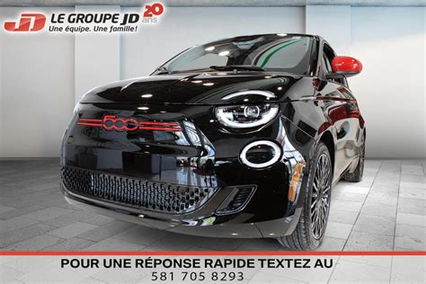 Fiat 500e édition Red 2024 Noir Boischatel G0A 1H0 11741373 Fiat