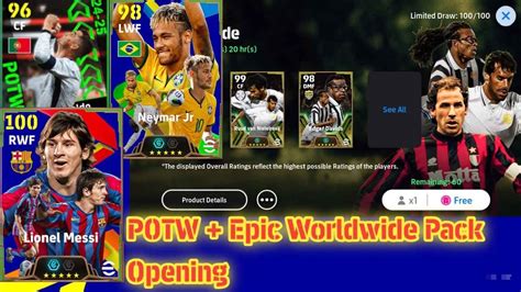 Lets Open Epic Worldwide And Potw Pack And Buying Messi Neymar Pack