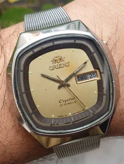 Vintage Orient Crystal Automatic Jewels Japan Made Etsy