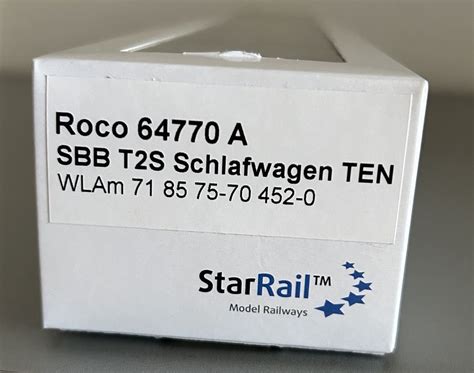 Roco 64770 SBB T2S Schlafwagen TEN Kaufen Auf Ricardo