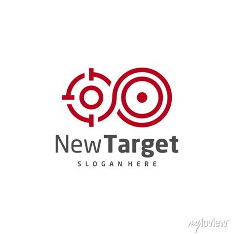 Infinity Target Logo Vector Template Creative Target Logo Design