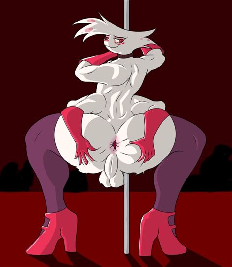 Angel Dust Hazbin Hotel Gape Stockings Solo Femboy