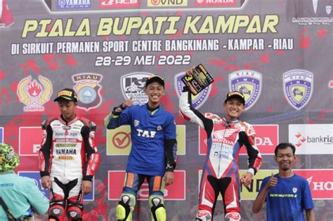 Podium Kejurnas Motoprix Region Sumatera Riau Milik Honda