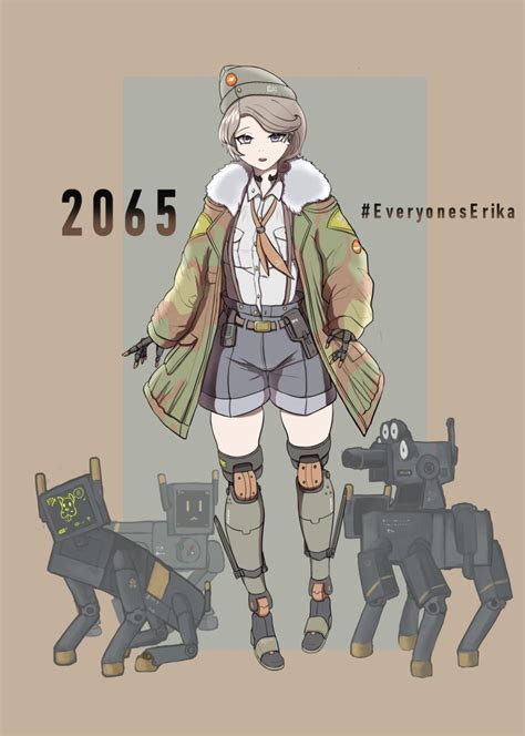 Sebastian Z Original Highres Belt Blonde Hair Braces Coat Cyborg English Text Fur