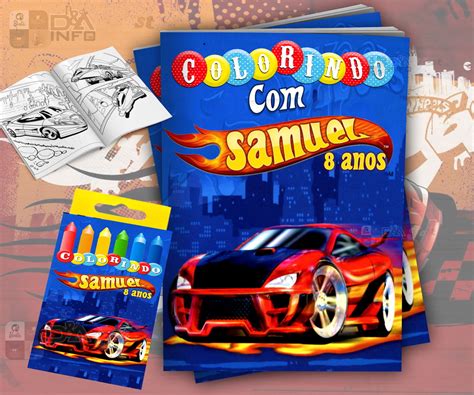 Kit Colorir Hot Wheels Elo Produtos Especiais