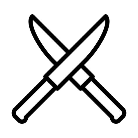 Knives Icon Design Vector Art At Vecteezy