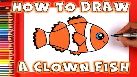 How To Draw A Clown Fish Step By Step