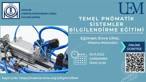 Makina Portal Temel Pnömatik Sistemler Bilgilendirme Eğitimi