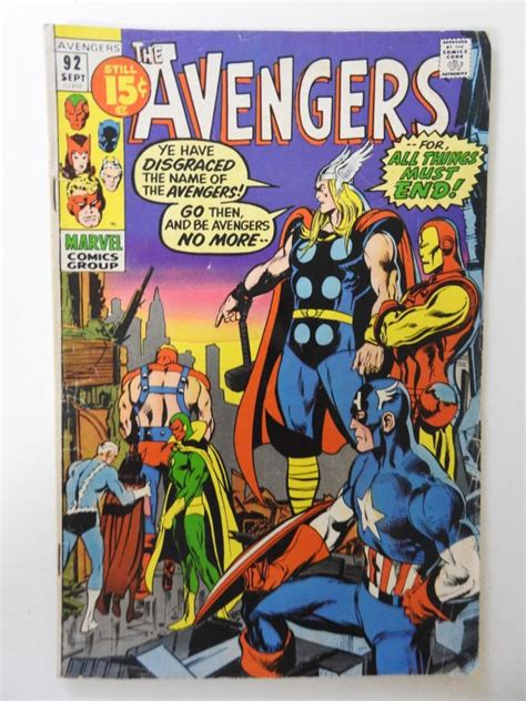 The Avengers Vg Condition Moisture Stain Comic Books