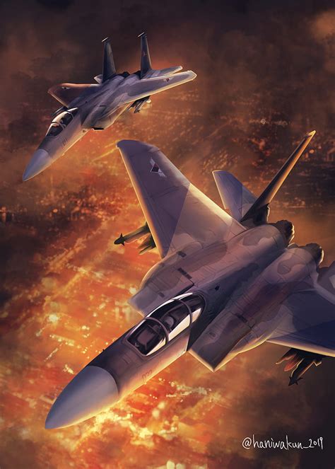 Larry Foulke And Cipher Ace Combat And More Drawn By Haniwakun