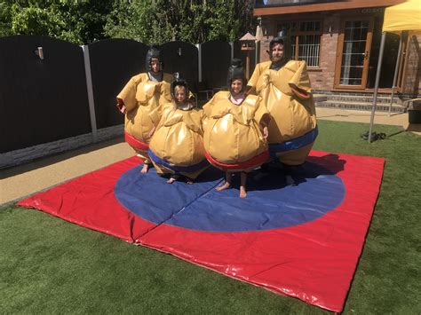 Adult Sumo Suits And Mat Best Bouncy Castles Service In West Midlands