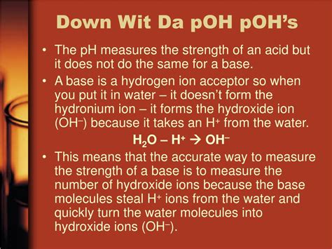 Ppt Measuring Ph And Poh Powerpoint Presentation Free Download Id