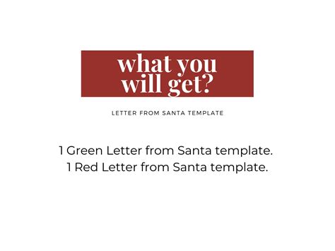 Letter From Santa, Santa Letter Template, Santa Mail, Personalized Letter From Santa, Editable ...