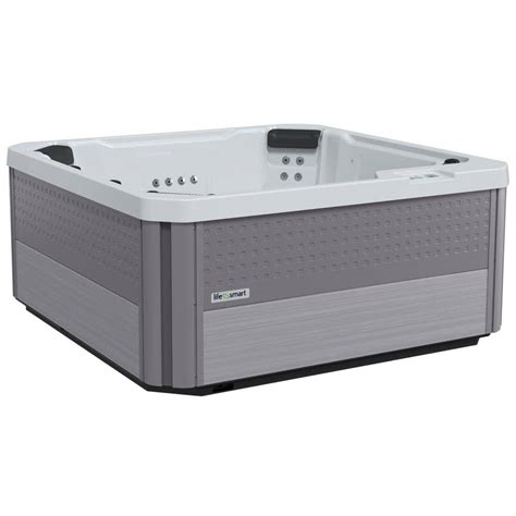 Reviews For Lifesmart Acacia Person Jet V Acrylic Hot Tub With Open Seating Pg The