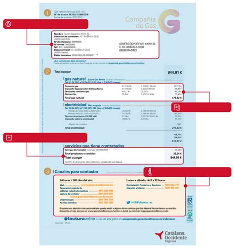 Gas Natural Factura Ejemplos Para Entender Que Pagas