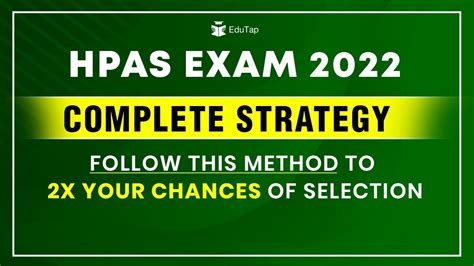 Hpas Exam Complete Preparation Guidance And Strategy Study Plan