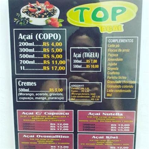 Top Açaí Qualidade Sabor pub bar Brasília Restaurant reviews