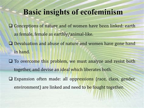 Ecofeminism Ppt