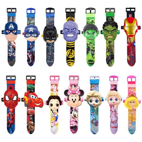 Disney Marvel Figure Montre De Projection Pour Enfants SpidSuffolk