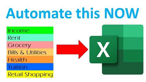 Setup Categories To Track Expenses In Excel Sync For Free 2 Youtube