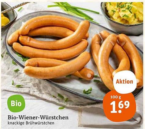 Bio wiener würstchen Angebot bei Tegut