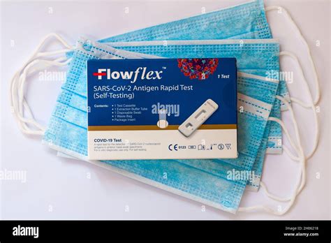 Flowflex Sars Cov Antigen Schnelltest Selbsttest Fotos Und