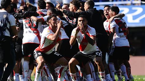 Video Los Festejos De Los Jugadores De River Tras La Victoria En La Bombonera Deportivas