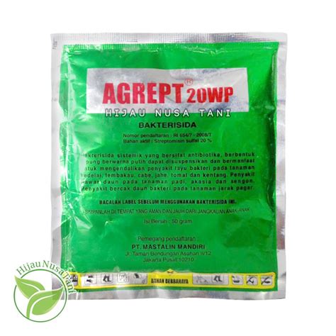 Jual AGREPT 20WG 50 Gram Bakterisida Pestisida Anti Bakteri Tanaman