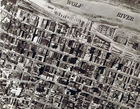 Memphis Aerial Views In Vintage Photos And Postcards