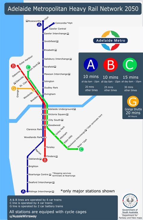 My Updated 2050 Adelaide Rail Map Radelaidemetro