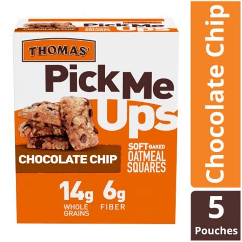 Thomas Pick Me Ups Chocolate Chip Oatmeal Bars 5 Ct King Soopers