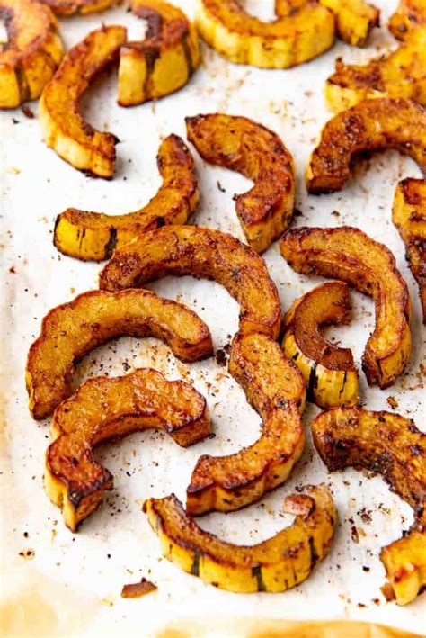 Easy Roasted Delicata Squash Recipe The Flavor Bender