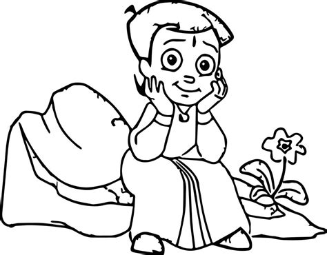 Chhota Bheem Coloring Page63 Stay Stone Wecoloringpage