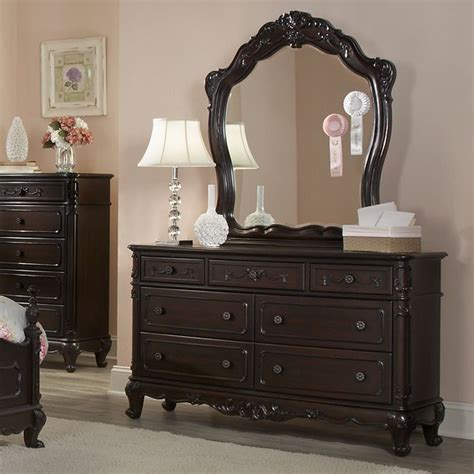 Cinderella Bedroom Set Cherry Homelegance Furniturepick