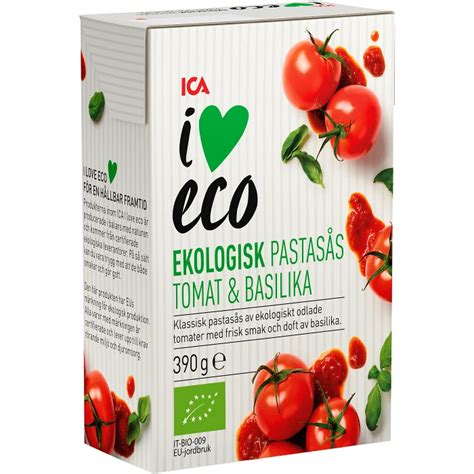 Pastas S Basilika Ekologisk G Ica I Love Eco Handla Mat Online