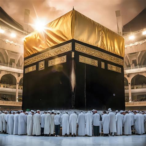 The Kaaba In Mecca Premium Ai Generated Image