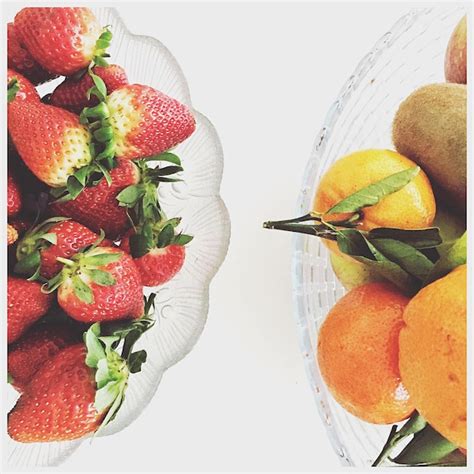 Premium Photo Directly Above Shot Of Fruits In Bowls On Table