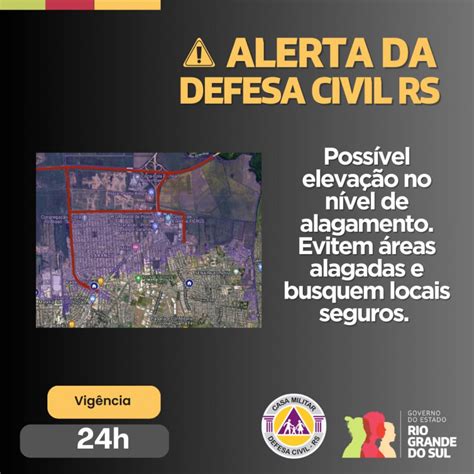 A Defesa Civil Alerta Para O Transbordamento Do Dique Da Fiergs