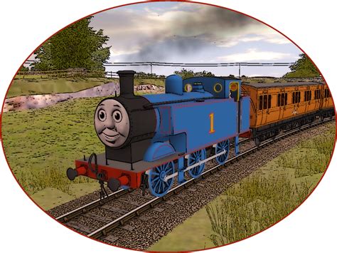 Railway Series Portraits - Thomas by wildnorwester on DeviantArt