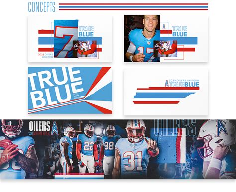 Tennessee Titans Oilers Uniform Release :: Behance