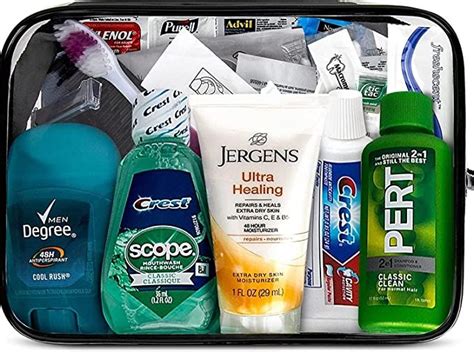 Asom Toiletry Travel Convenience Kit Prefilled Personal Care