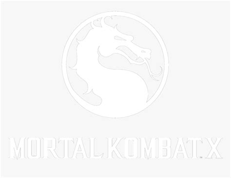 White Mortal Kombat Logo Png Transparent Png Transparent Png Image