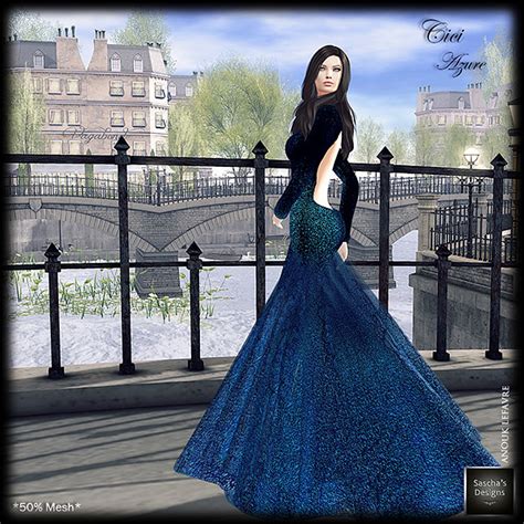 Cici Azure Gown Sascha Frangilli Sascha S Designs Flickr