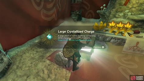 Large Crystallized Charge The Legend Of Zelda Tears Of The Kingdom