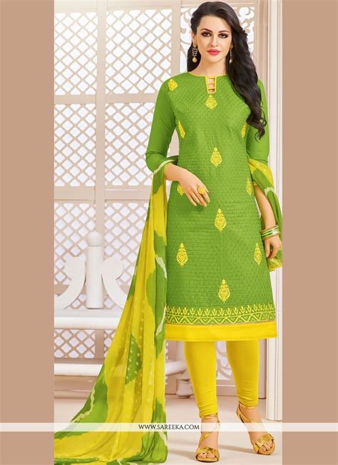 Green Salwar Kameez Salwar Kameez Cotton Salwar Kameez Long Sleeve Dress