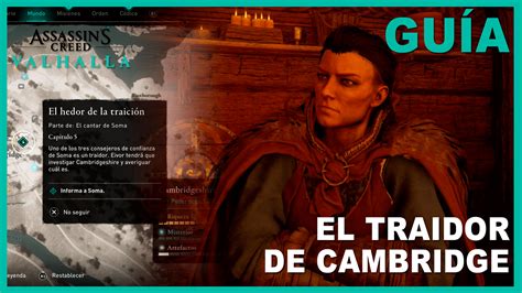 Guía Assassin s Creed Valhalla El traidor de Cambridge The Art of