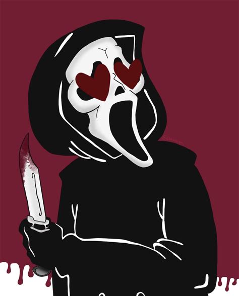 Ghostface Heart Eyes By Charlottesartz On Deviantart